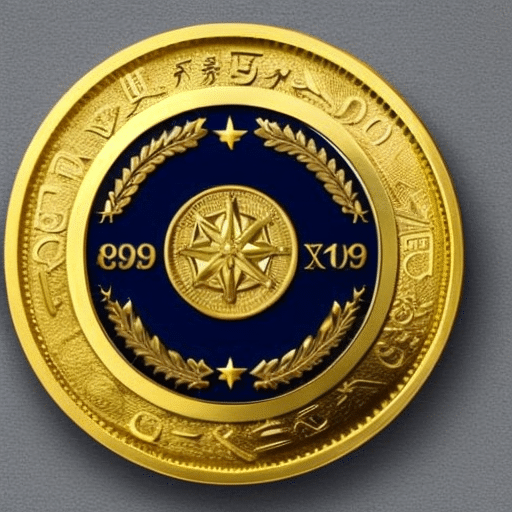 An image of an icon of international borders crossed with a gold coin at its center, representing the redefinition of cross-border financial interactions with Pi Coin