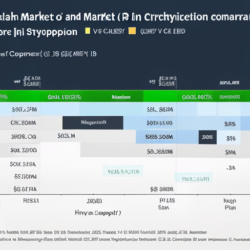 showing the market capitalization and circulating supply of Pi Coin compared to other major cryptocurrencies