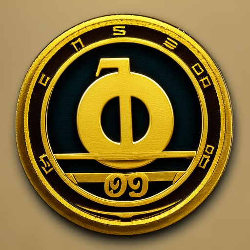 Colored token with a pi symbol in the center, surrounded by a ring of jagged waves