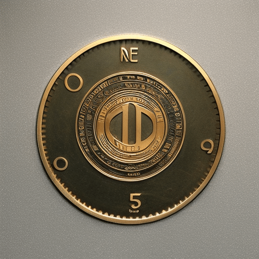 Circular symbol made of overlapping coins, symbolizing the ecosystem and sustainability of Pi Coin