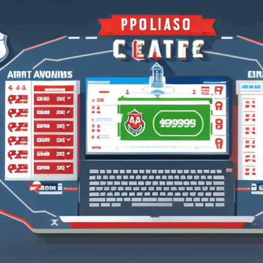 An image showcasing a diverse range of sports betting scenarios, with 14 VPN icons artfully arranged around a central sports arena, symbolizing the top VPNs that ensure secure and anonymous betting experiences