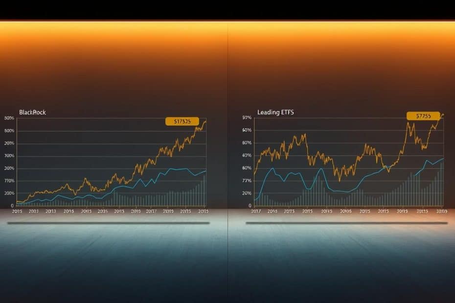 blackrock etha inflows vs btc etfs august 2025